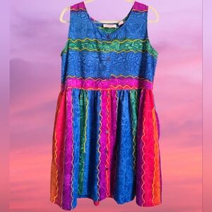 90's Colorful Summer Dress